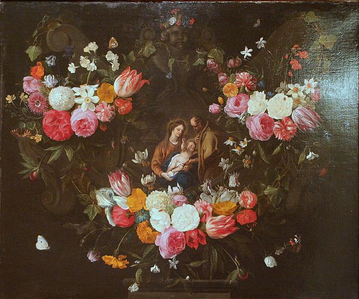  Garland of Flowers with the Holy Family